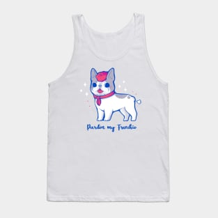 Cute Pardon my Frenchie Tank Top